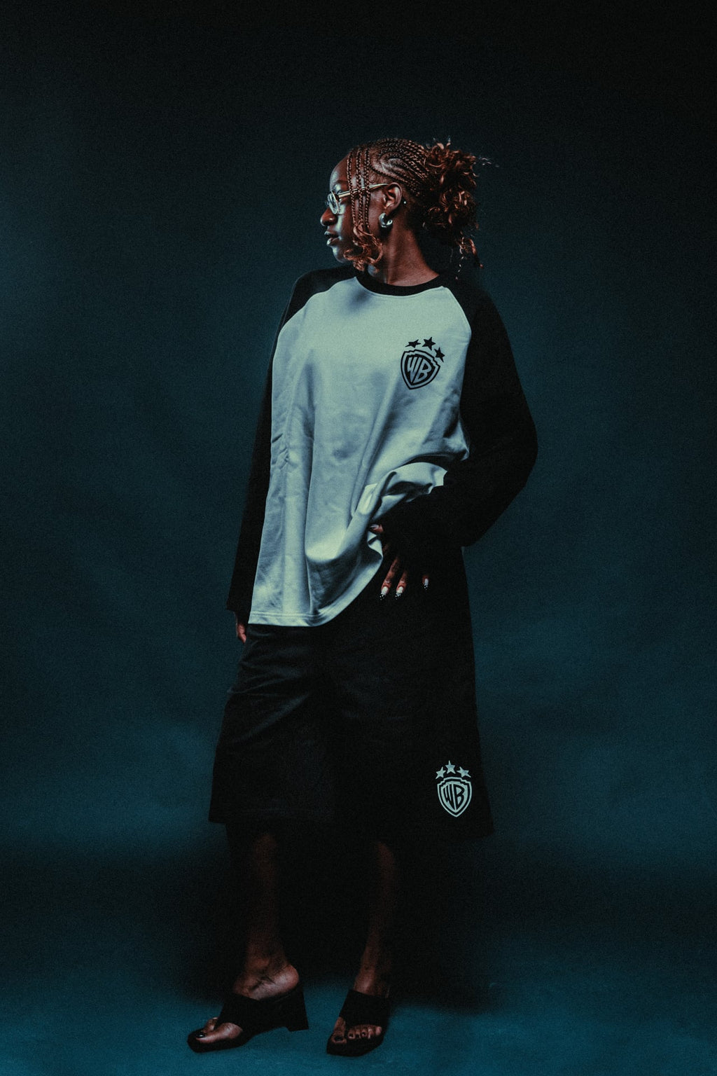 BLACK SHORT "W.B"